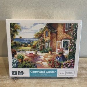 Newtion Courtyard Garden 1000 Piece Jigsaw Puzzle New
